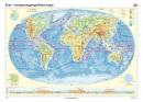 Svet - všeobecnogeografická mapa (160x120 cm – 1:27000000), nástenná, fóliovaná, lištovaná