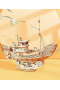 Nixim Drevené 3D puzzle/Rybárska loď