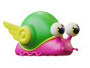 Jiggly Bugs – Interaktívny slimák (ružový)