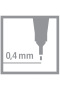 Jemný liner Stabilo driver 0,4 mm - červená