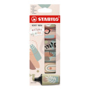 Sada zvýrazňovačov - Stabilo Boss mini Naturevibes  - 6 rôznych farieb