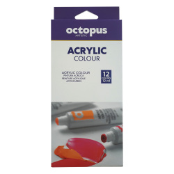 Akrylové farby Octopus 12 x 12ml
