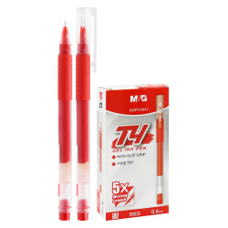 Pero gélové M&G T4 (0,5 mm) - červená náplň