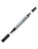 Permanentný popisovač, 0,8/2 mm, obojstranný,  PILOT "Twin", čierny