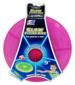 Lietajúci tanier so svetelnými efektami 23 cm
