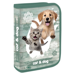 Peračník dvojchlopňový Cat & Dog plný