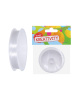 Elastické transparentné lanko na korálky 0,3 mm, 55m, 6g