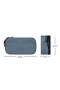 Baagl školský peračník etui Dust Blue, bez náplne