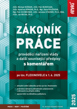 Zákoník práce, prováděcí nařízení vlády s komentářem (Petr Schweiner, Dana Roučková, Kateřina Demová, Michael Košnar, Petr Bukovjan)