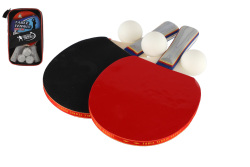 Sada stolný tenis ping pong 2 kusy rakety + 3 loptičky v puzdre