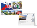 Stolní kalendář Česká nej 2026 (CZ)