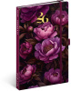 Notique Planbook diár/notes Fialové kvety 2026, 13 x 21 cm (EN)