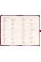Notique Planbook diár/notes Fialové kvety 2026, 13 x 21 cm (EN)
