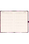Notique Planbook diár/notes Fialové kvety 2026, 13 x 21 cm (EN)