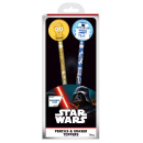 Sada ceruziek s gumou Star Wars dva kusy