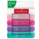 Zvýrazňovač Faber Castell 1546/4 Pastel papierová krabička