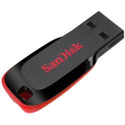 SanDisk USB Cruzer Blade 128GB, čierny