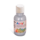 Akrylová farba strieborná 125 ml
