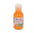 Akrylová farba oranžová 125 ml