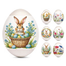 Dekoračná fólia na vajíčka jarné motívy 12 kusov