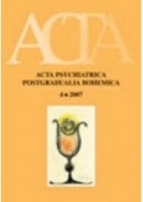 Acta Psychiatrica Postgradualia Bohemica 4/2007 (Jiří Beran)