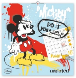 Mickey Mause omalovánkový poznámkový - nástenný kalendář (Walt Disney)
