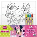 Minnie - omalovánkové puzzle (kolektív)