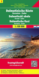 Automapa Dalmácie 1. 1:100 000 (freytag & berndt)