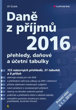 Daně z příjmů 2016 (Dušek Jiří)