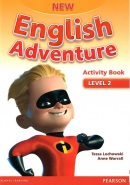 New English Adventure Level 2 Activity Book + Songs CD - pracovný zošit (Cristiana Bruni, Tessa Lochowski)