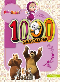Máša a medvěd 1000 samolepek (Oleg Kuzovkov)