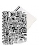 Blok Black & White A6 linka