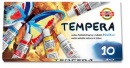 Súprava temperových farieb 10 farieb