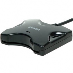AKASA Čítačka SMART kariet AK-CR-03BKV2
