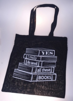 Knihomolská nákupní taška