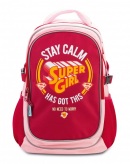 Školský batoh s pršiplášťom Supergirl – STAY CALM