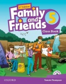 Family and Friends 2nd Edition Level 5 Class Book and MultiROM - učebnica (Naomi Simmons, Tamzin Thompson, Jenny Quintana)