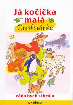 Já kočička malá ráda bych si hrála - omalovánka (Jana Svobodová)