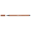Popisovač STABILO Pen 68 tmavookrový