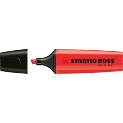 Zvýrazňovač Stabilo boss original červený