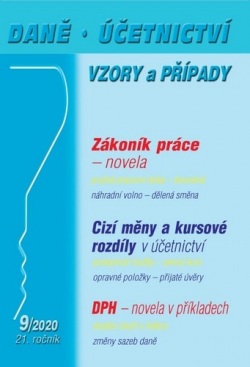 Daně, účetnictví, vzory a případy 9/2020 (Eva Dandová, Václav Benda, Zdenka Cardová)