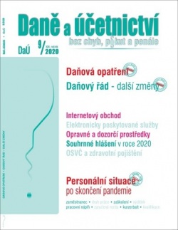 Daně a účetnictví bez chyb, pokut a penále  9/2020 (Petr Taranda, Jana Drexlerová, Eva Sedláková, Václav Benda)