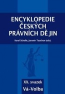 Encyklopedie českých právních dějin - XX. svazek (Karel Schelle, Jaromír Tauchen)