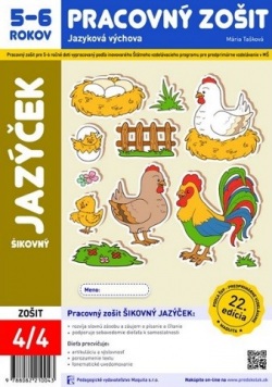 Šikovný jazýček - Pracovný zošit 5-6 rokov (Mária Tašková)