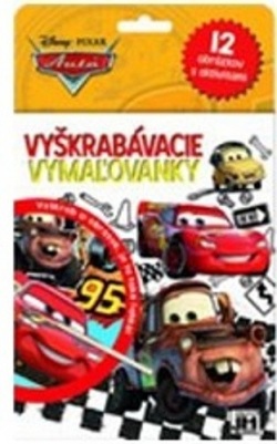 Vyškrabávacie vymaľovanky - Autá (Disney Pixar)
