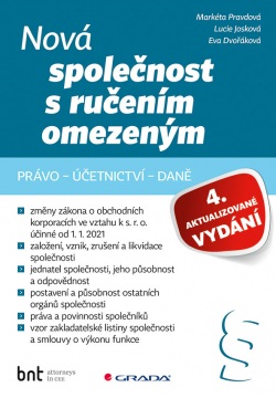 Nová společnost s ručením omezeným - 4. aktualizované vydání (Eva Dvořáková, Markéta Pravdová, Lucie Josková)