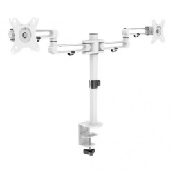 DELTACO GAM-117-W, DUAL Držiak na monitory 17"-39"