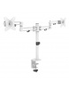 DELTACO GAM-117-W, DUAL Držiak na monitory 17"-39"