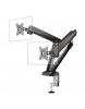 DELTACO GAM-102, DUAL Držiak na monitory 17"-39"