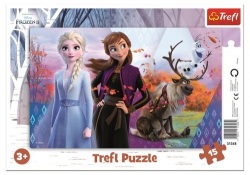 Puzzle Ledové království 2 Magický svět Anny a Elsy